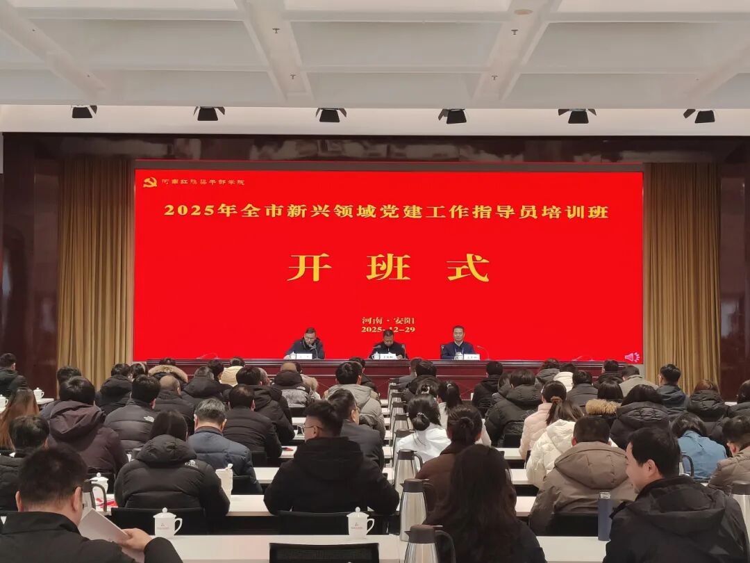 >2025年全市新兴领域党建工作指导员培训班在我院举办